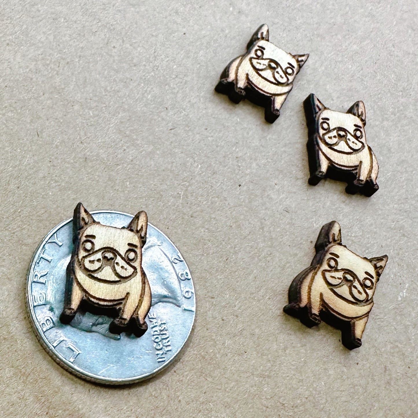 French Bulldog Wood Blanks