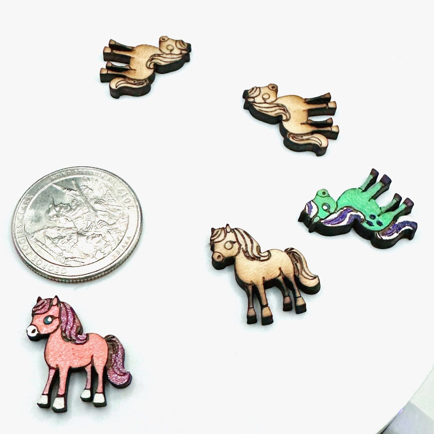 Cute Horse Wood Blanks