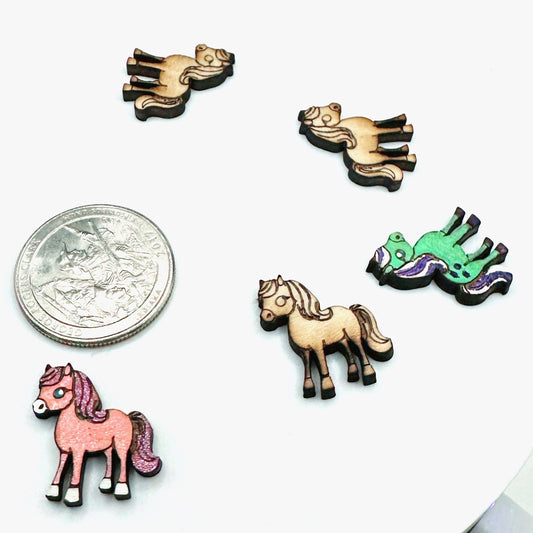 Cute Horse Wood Blanks