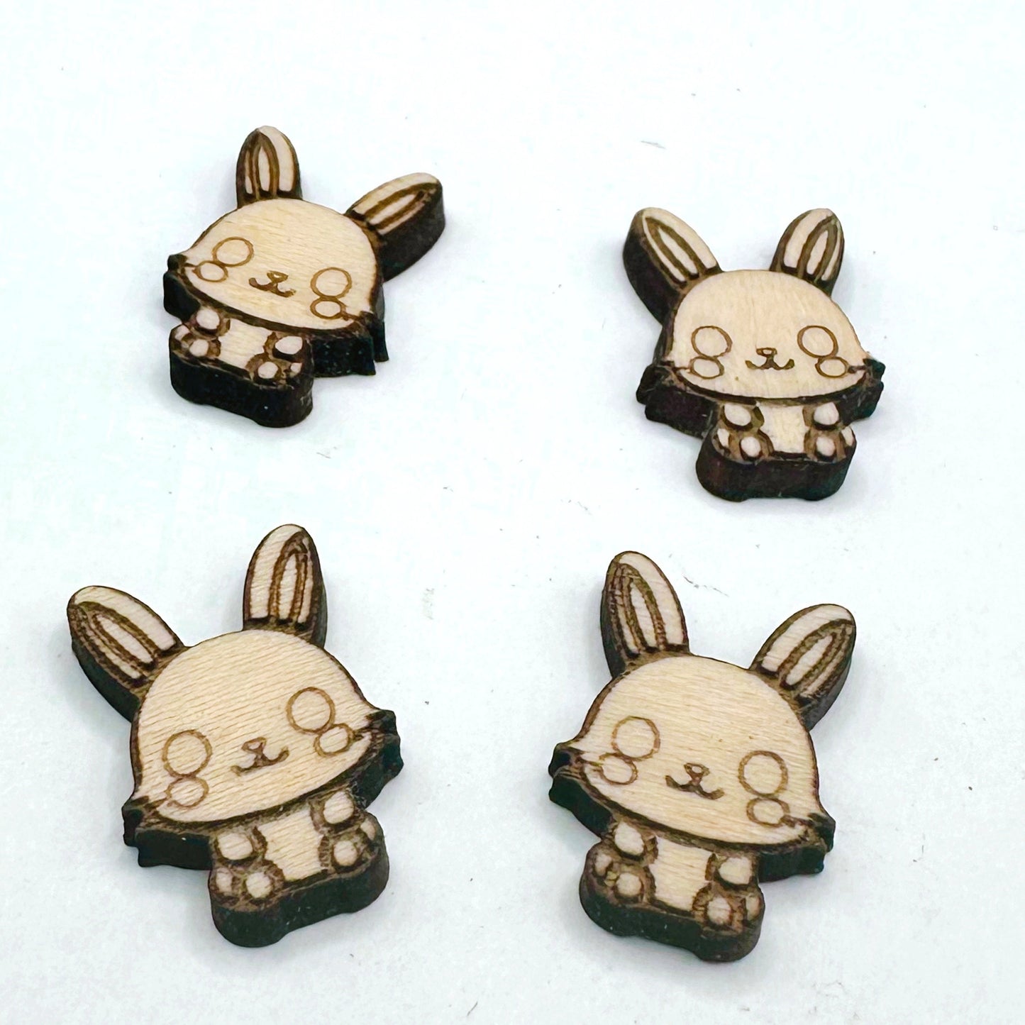 Bunny Wood Earring Blanks