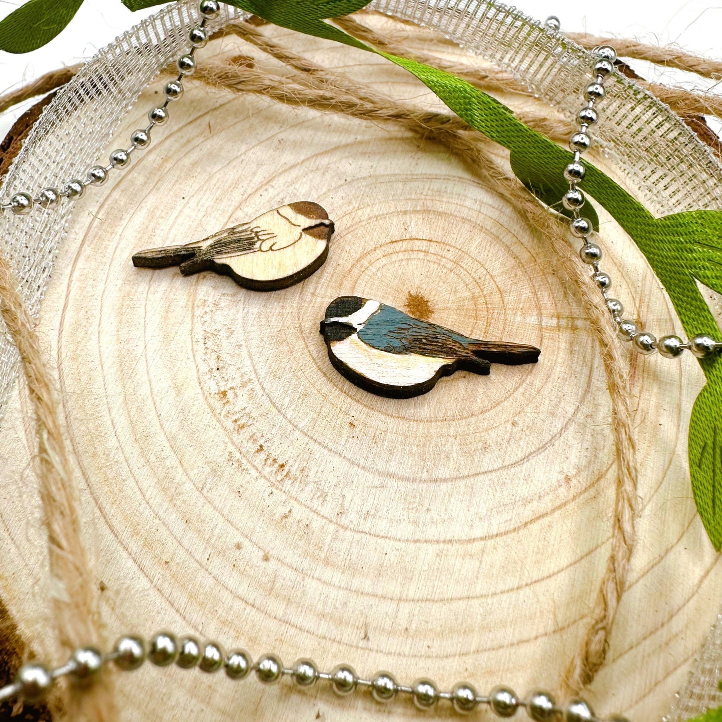 Chickadee Songbird Wood Blanks