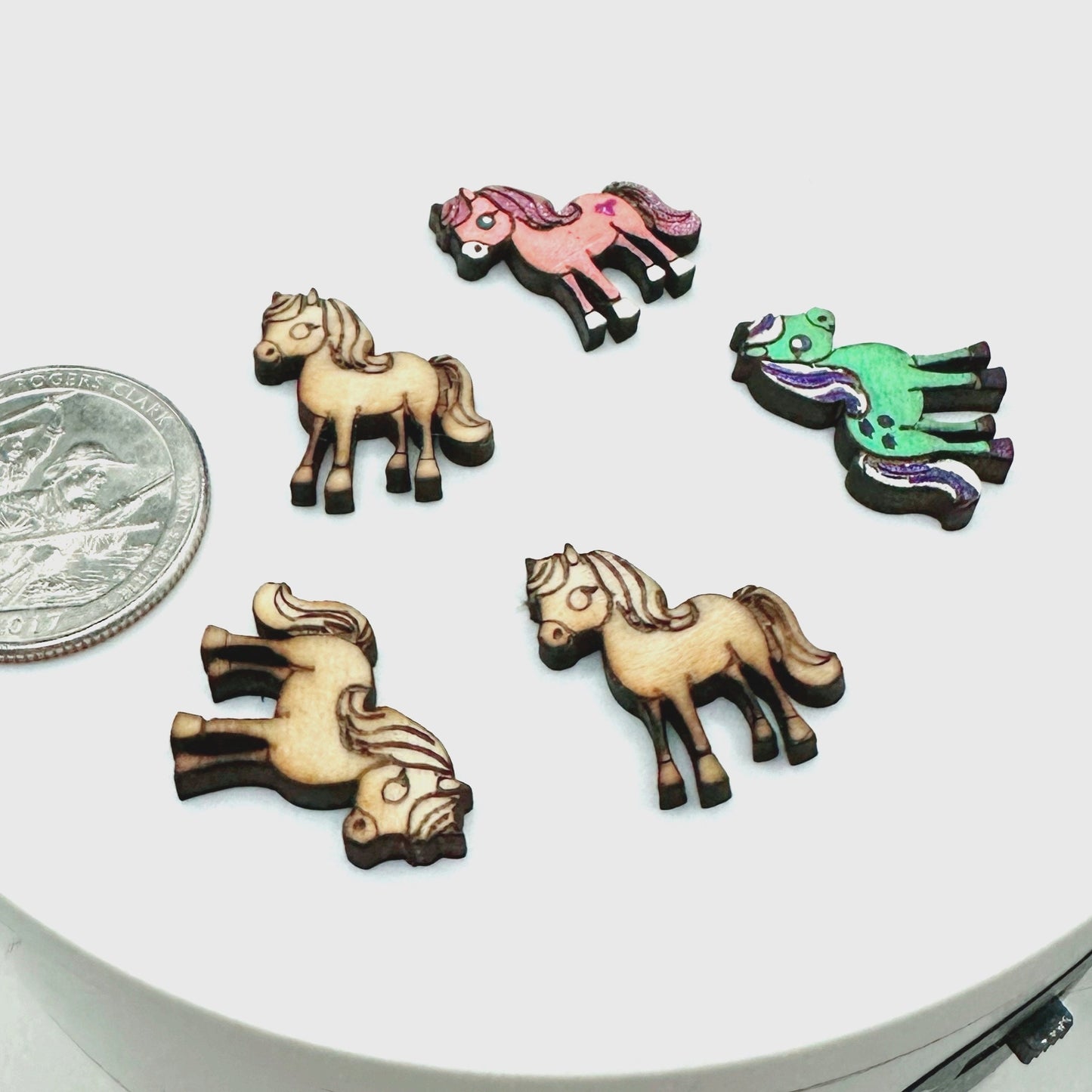 Cute Horse Wood Blanks