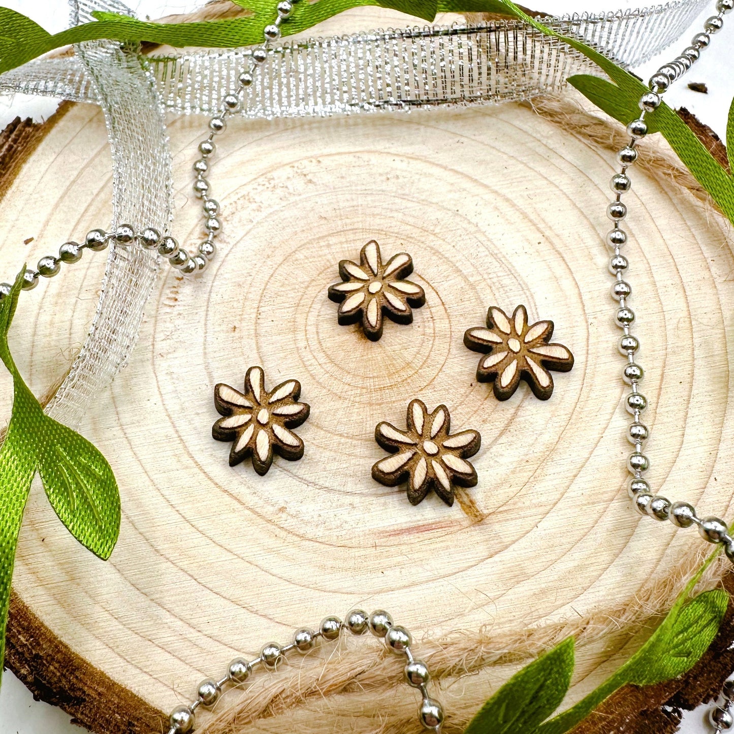 Mini Daisy Flower Wood Blanks