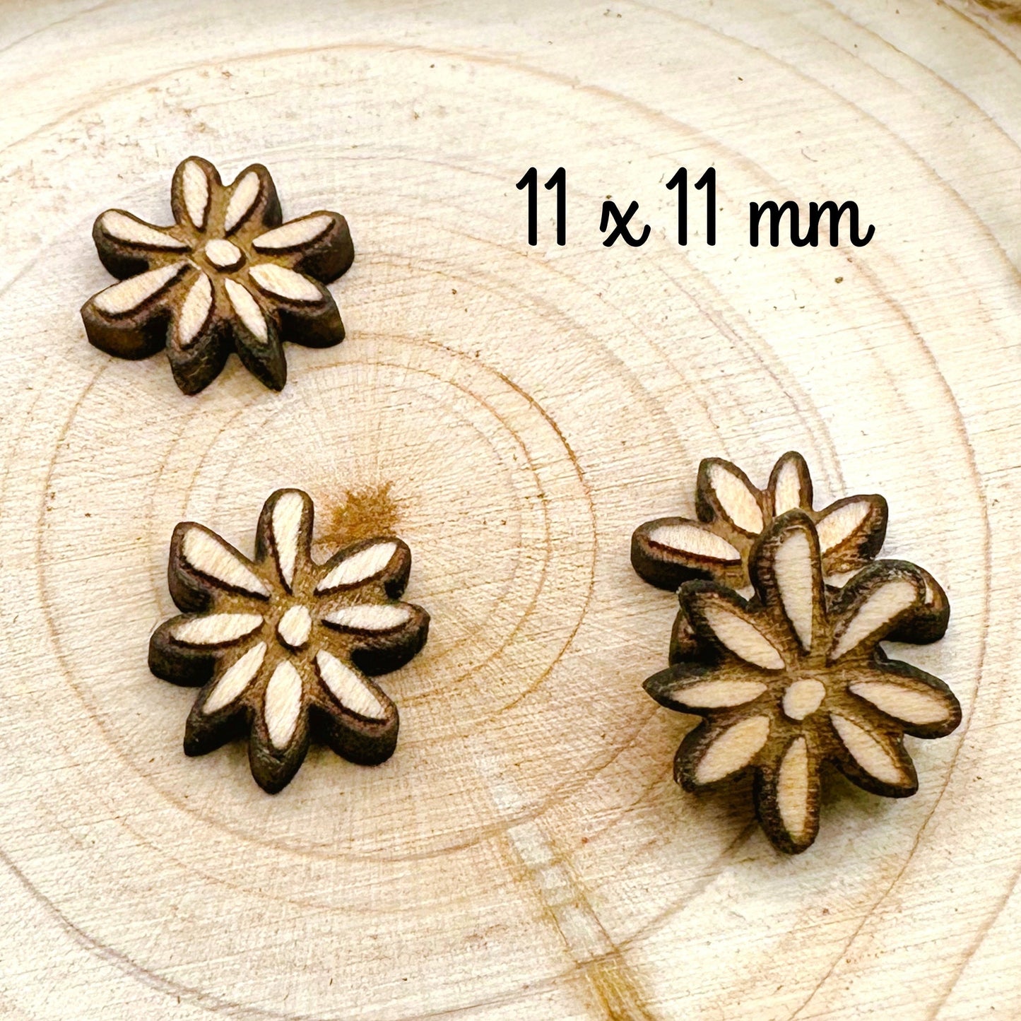 Mini Daisy Flower Wood Blanks